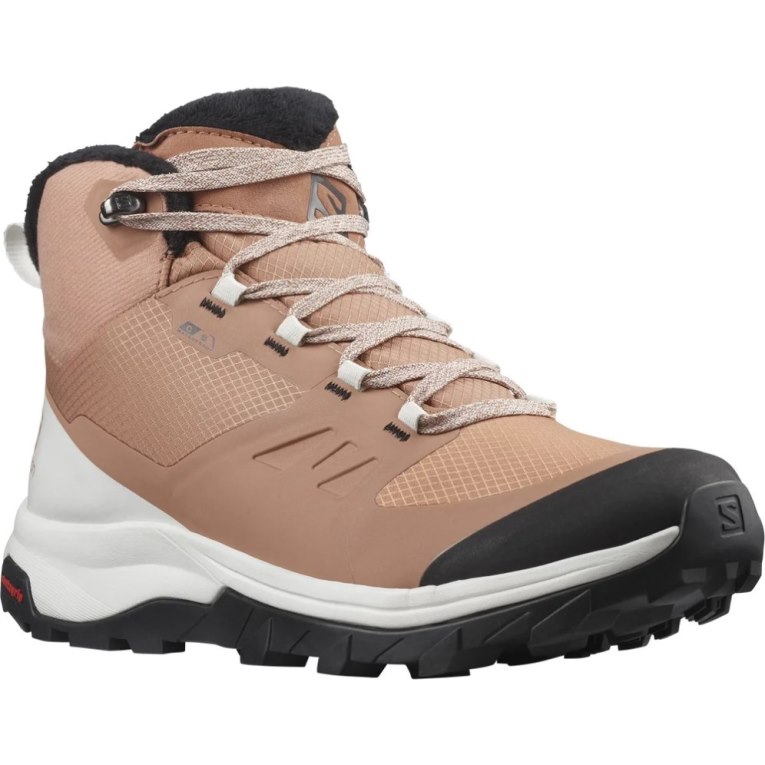 Botas de Inverno Salomon Outsnap CSWP Feminino Marrom | PT S85207